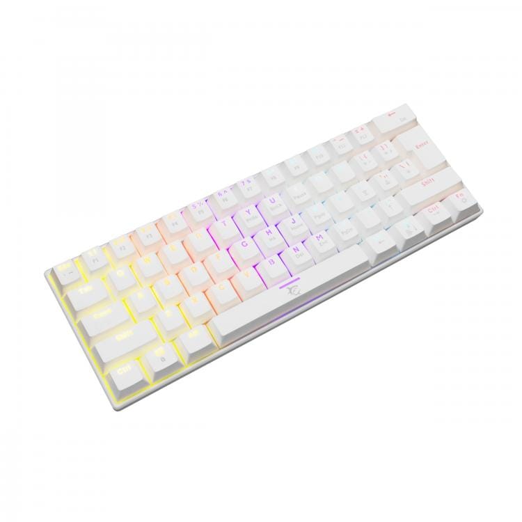 WHITE SHARK MECHANICAL KEYBOARD RED SWITCH GK-004211 WHITE - Image 3