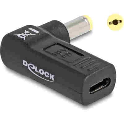 DELOCK αντάπτορας τροφοδοσίας 60009 USB-C σε Acer 5.5x1.7mm, 90°, μαύρος