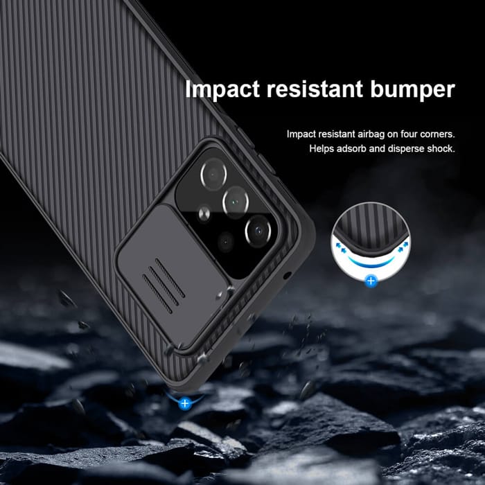 NILLKIN θήκη CamShield Pro για Samsung Galaxy A73 5G, μπλε - Image 3