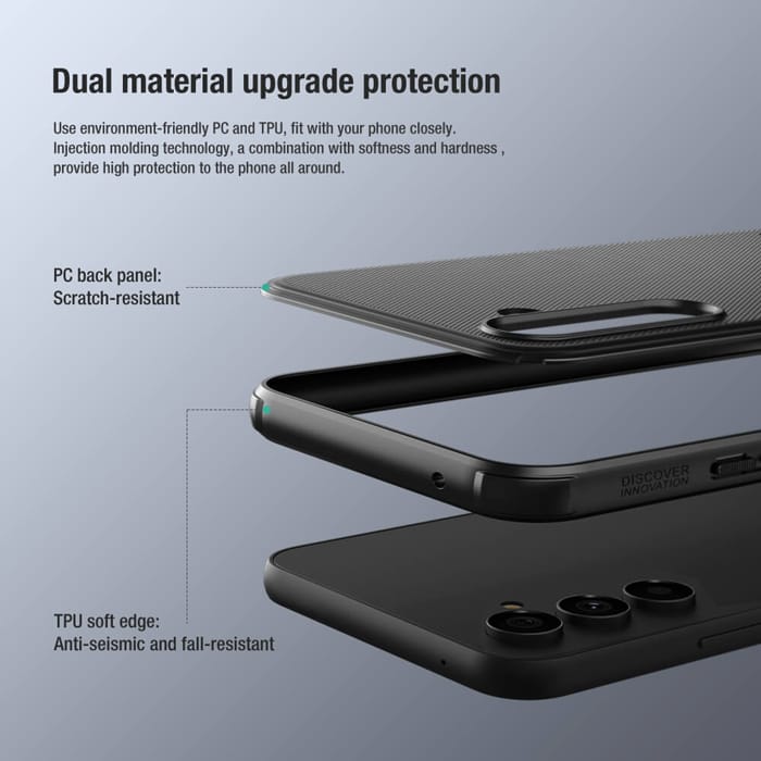 NILLKIN θήκη Super Frosted Shield Pro για Samsung Galaxy A54 5G, μαύρη - Image 3