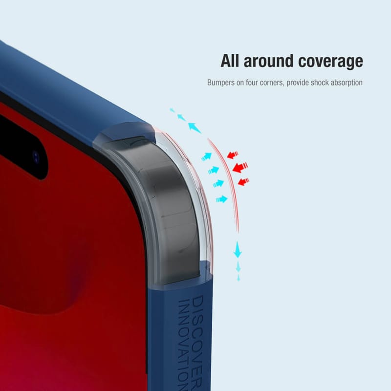 NILLKIN θήκη Super Frosted Shield Pro για iPhone 15 Pro, μαύρη - Image 3