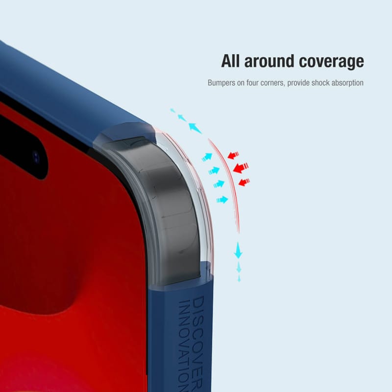 NILLKIN θήκη Super Frosted Shield Pro για iPhone 15 Plus, μαύρη - Image 3