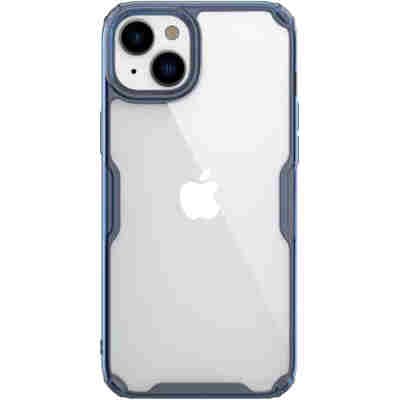 NILLKIN θήκη Nature Pro για iPhone 15 Plus, διάφανη-μπλε