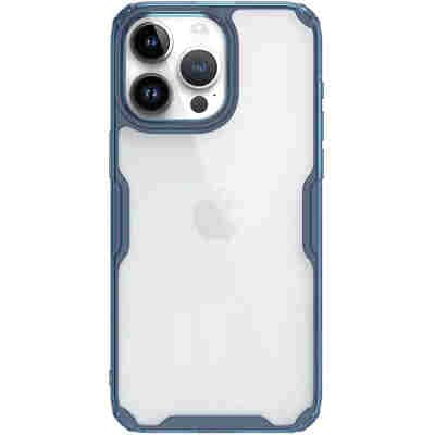 NILLKIN θήκη Nature Pro για iPhone 15 Pro Max, διάφανη-μπλε