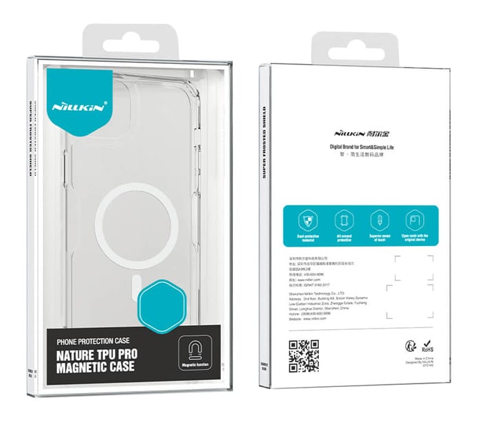 NILLKIN θήκη Nature Pro Magnetic για iPhone 15 Pro, διάφανη-μπλε - Image 4