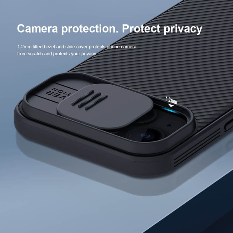 NILLKIN θήκη CamShield Pro για iPhone 15, πράσινη - Image 4