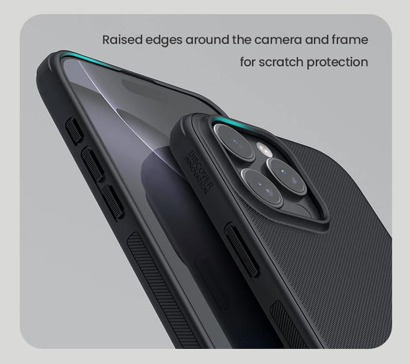 NILLKIN θήκη Super Frosted Shield Pro Magnetic για iPhone 16 Pro, μαύρη - Image 3