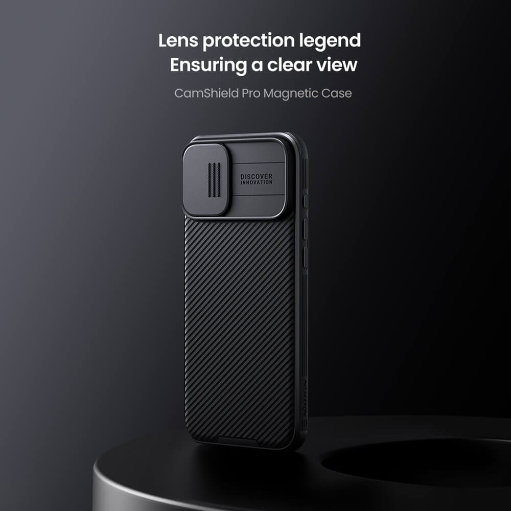 NILLKIN θήκη CamShield Pro Magnetic για iPhone 16, μαύρη - Image 4