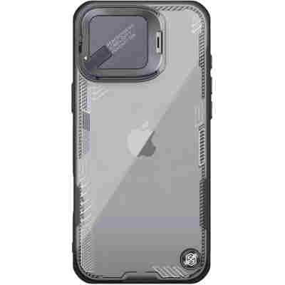 NILLKIN θήκη Iceblade Prop για iPhone 16 Pro Max, διάφανη-μαύρη