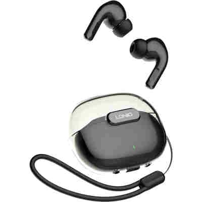 LDNIO earphones με θήκη φόρτισης T02, True Wireless, HiFi, Φ13mm, μαύρα