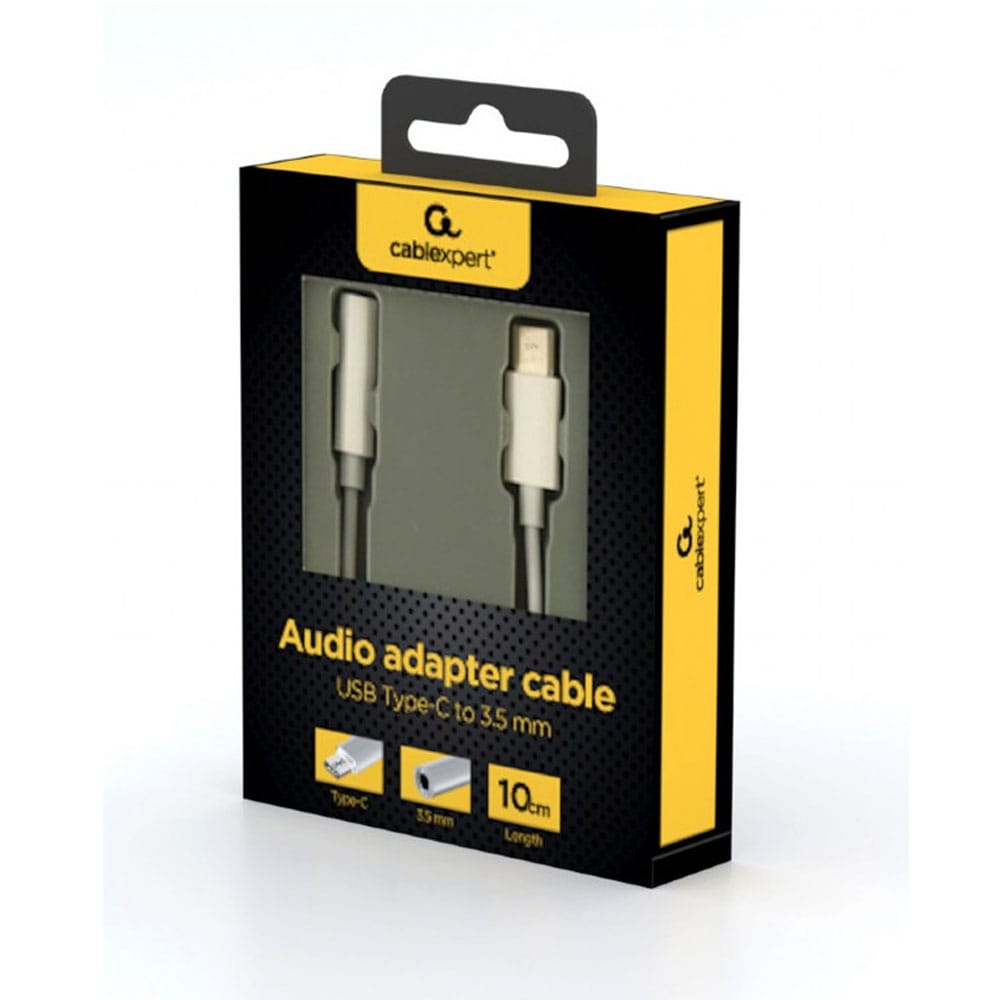 CABLEXPERT USB-C PLUG TO STEREO 3.5MM AUDIO ADAPTER CABLE WHITE - Image 4