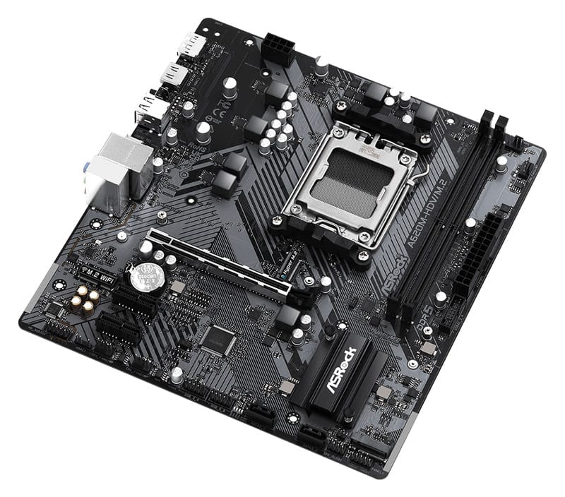 ASROCK μητρική A620M-HDV/M.2, 2x DDR5, AM5, USB 3.2, mATX - Image 3