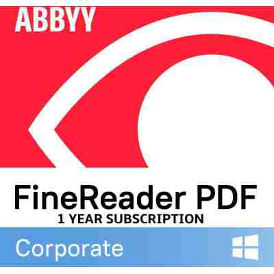 ABBYY FINEREADER PDF 16 CORPORATE, SINGLE USER LICENSE (ESD), TIME-LIMITED, 1Y (FRCW-FMYL-X)