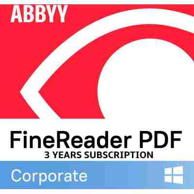 ABBYY FINEREADER PDF 16 CORPORATE, SINGLE USER LICENSE (ESD), TIME-LIMITED, 3Y (FRCW-FMFL-X)