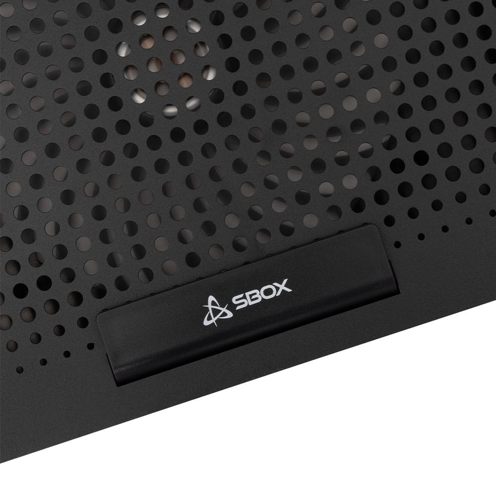 SBOX COOLING PAD 2xUSB PORTS FOR 17.3' LAPTOP CP-28 BLACK - Image 3