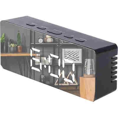 ADLER LED ALARM CLOCK BLACK