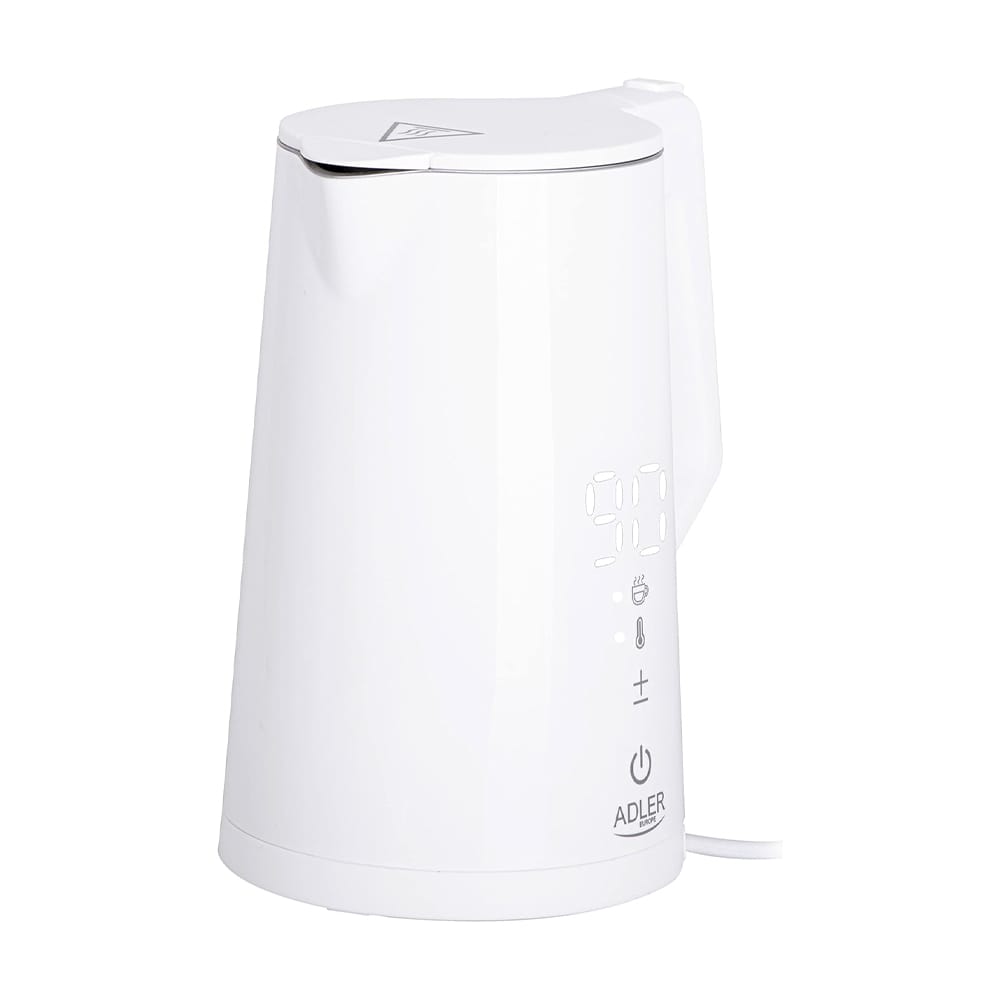 ADLER LED ELECTRIC KETTLE WITH TEMPERATURE CONTROL 1.7L STRIX WHITE - Image 4