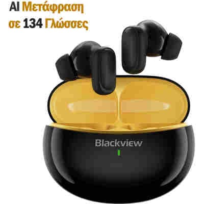 BLACKVIEW BT5.4 ENC EARBUDS WITH AI TRANSLATE FUNCTION BLACK