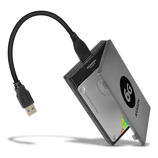 AXAGON ADSA-1S6 USB3.0 - SATA 6G UASP HDD EXTERNAL ADAPTER INCL. CASE - Image 4
