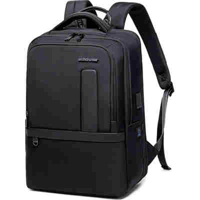 ARCTIC HUNTER τσάντα πλάτης B00490 με θήκη laptop 15.6", 27L, USB, μαύρη