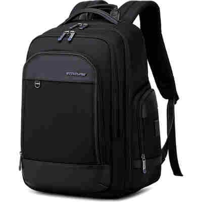 ARCTIC HUNTER τσάντα πλάτης B00683 με θήκη laptop 15.6", USB, 20.5L, μαύρη