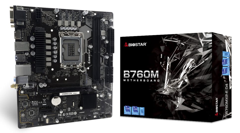 BIOSTAR μητρική B760MX2-E D4, 2x DDR4, s1700, uATX, 2.5G LAN, Ver. 6.0 - Image 4