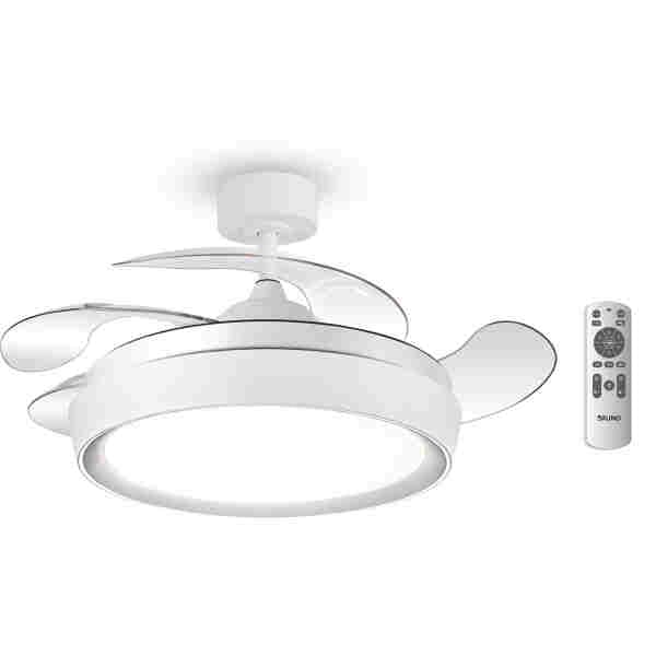 BRUNO BRN-0227 Ανεμιστήρας οροφής με LED φως, AC 82W, 42", O107x47εκ., λευκός