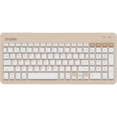 ALCATROZ WIRELESS KEYBOARD XPLORER GO! BTR 200 SAND