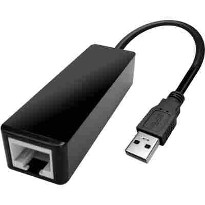 POWERTECH αντάπτορας δικτύου CAB-U038, USB, 100Mbps Ethernet, μαύρος