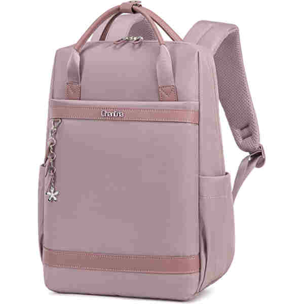 CHANTRIA γυναικεία τσάντα πλάτης CB00639 με θήκη laptop 14", 12.5L, μωβ