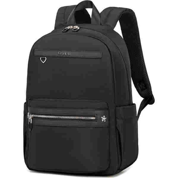 CHANTRIA γυναικεία τσάντα πλάτης CB00649 με θήκη laptop 14", 14.3L, μαύρη