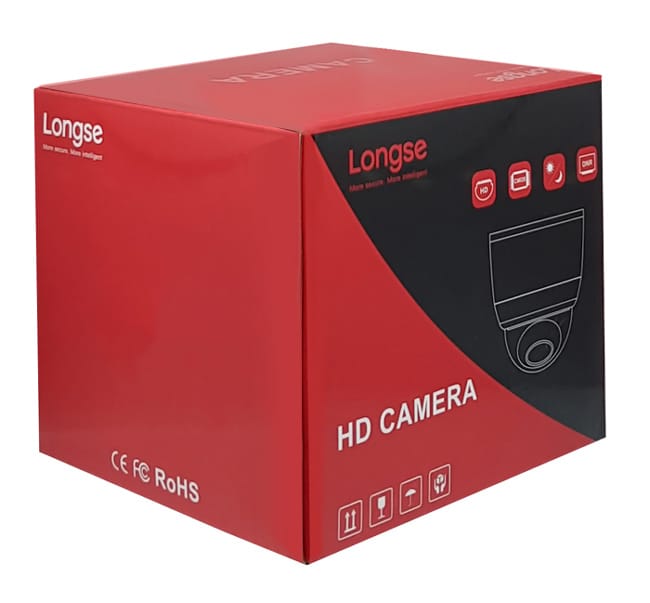 LONGSE IP κάμερα CMSBFG200, 2.8mm, 2MP, αδιάβροχη IP67, PoE - Image 3