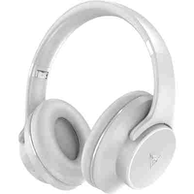 DOQAUS headphones DESIGN 1, ασύρματα & ενσύρματα, Φ40mm, 600mAh, γκρι