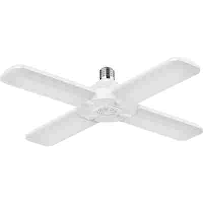 POWERTECH LED λάμπα E27-018, 4x αναδιπλούμενα πτερύγια, 52W, 4000K, E27