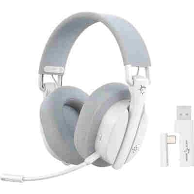 WHITE SHARK 3-IN-1 WIRELESS FOLDABLE GAMING HEADPHONES WGH-2444 FIRECREST WHITE