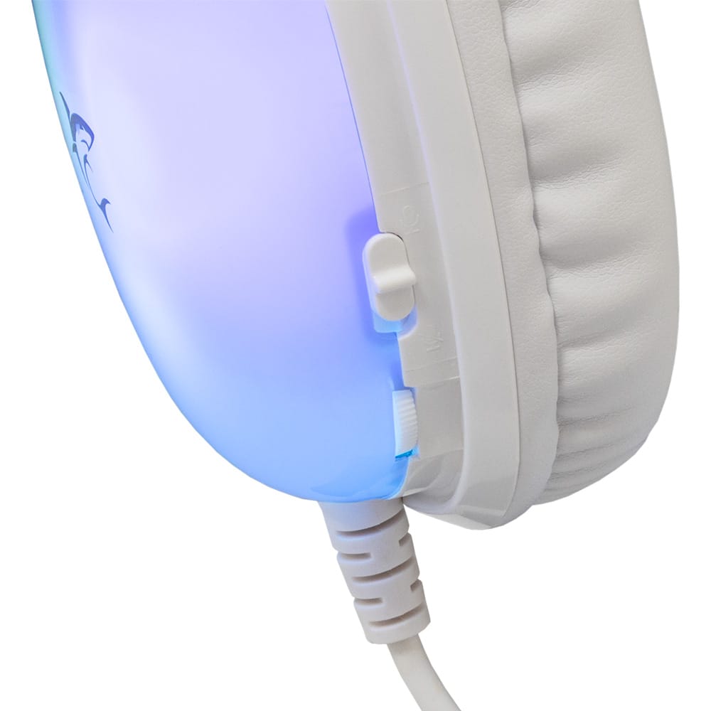 WHITE SHARK STEREO GAMING HEADSET GH-2444 PEACOCK-2 WHITE - Image 3