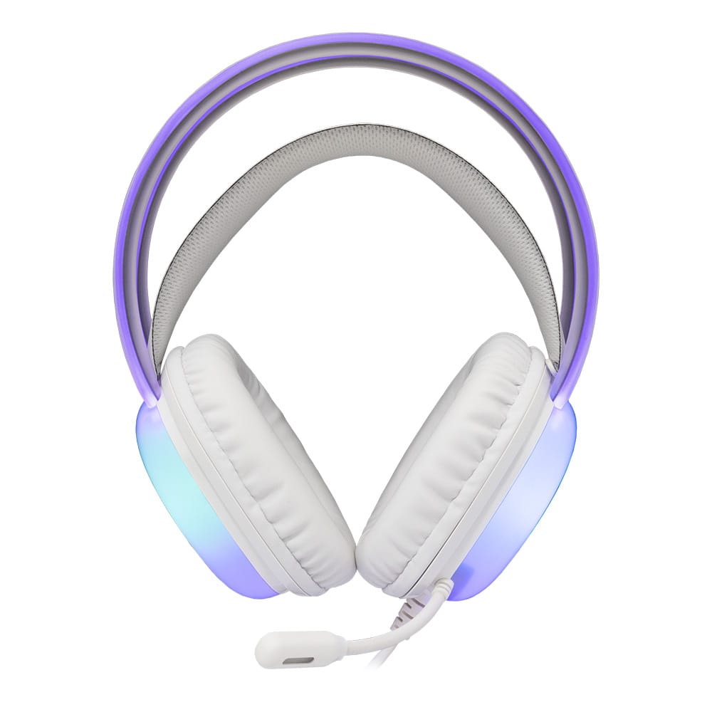 WHITE SHARK STEREO GAMING HEADSET GH-2444 PEACOCK-2 WHITE - Image 4