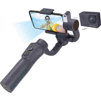 GOXTREME 2-IN-1 3-AXIS DUAL GIMBAL GX4 WITH TRACKER FOR SMARTPHONES/ACTION CAMERAS