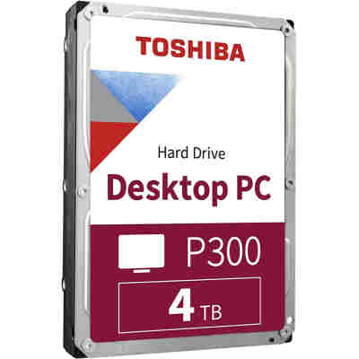 TOSHIBA Σκληρός Δίσκος P300 HDWD240, 4TB, 3.5", 128MB, 5400RPM, SATA III