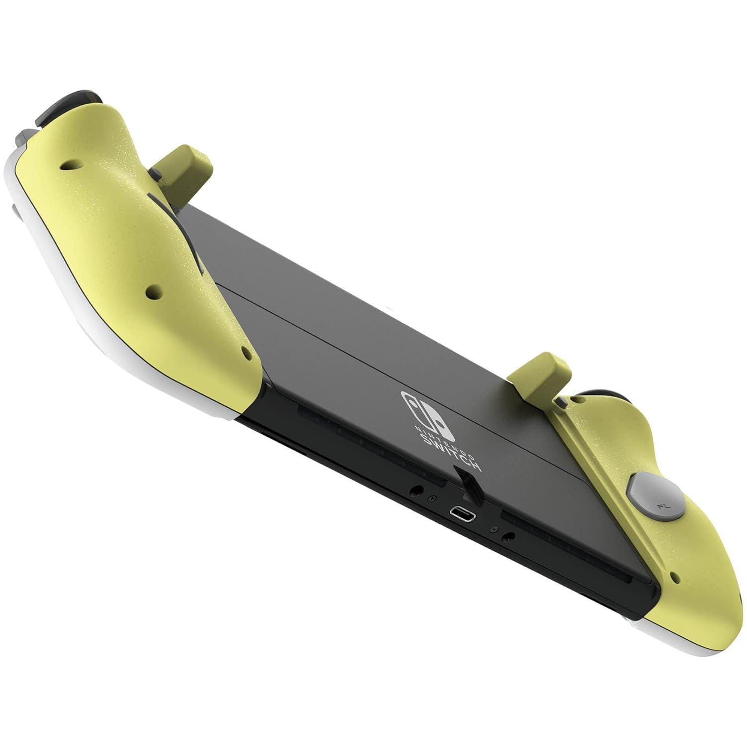 HORI (NSW-373U) SPLIT PAD COMPACT (LIGHT GRAY & YELLOW) - FOR SWITCH OLED/SWITCH - Image 3