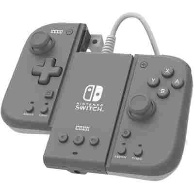 HORI (NSW-426U) SPLIT PAD COMPACT ATTACHMENT SET (SLATE GREY) - FOR SWITCH OLED/SWITCH