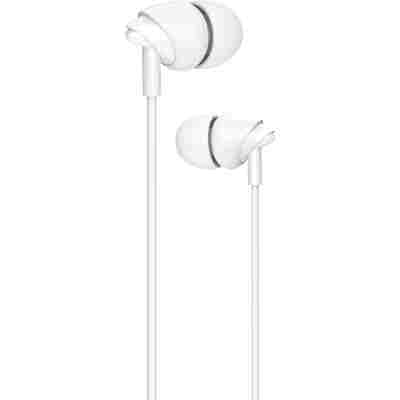USAMS earphones με μικρόφωνο EP-39, 3.5mm σύνδεση, Φ10mm, 1.2m, λευκά