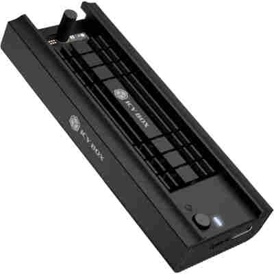 ICY BOX TYPE-C/USB 3.2 M.2 NVMe & SATA DOCKING TOOLESS BLACK