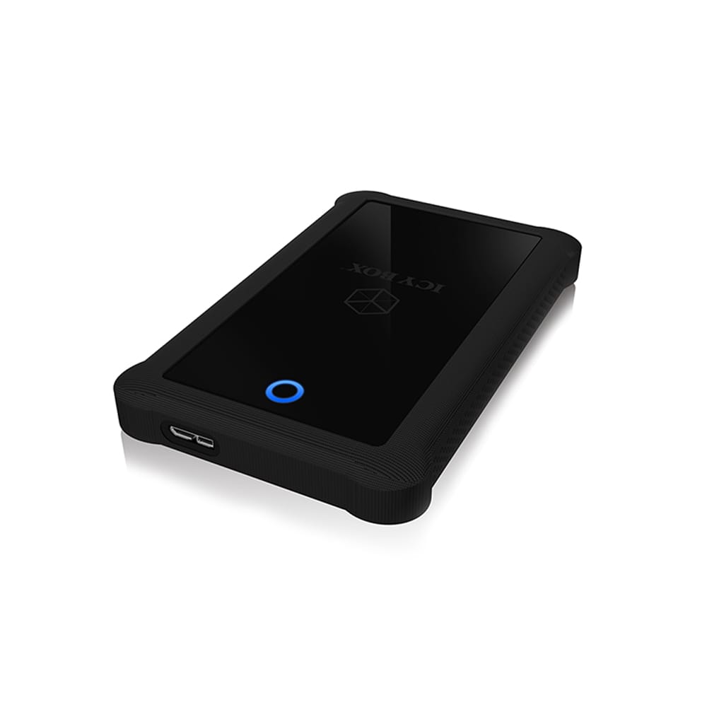 ICY BOX USB 3.2 EXTERNAL CASE FOR 2.5' SATA III HDD/SSD WITH SILICON SLEEVE - Image 3