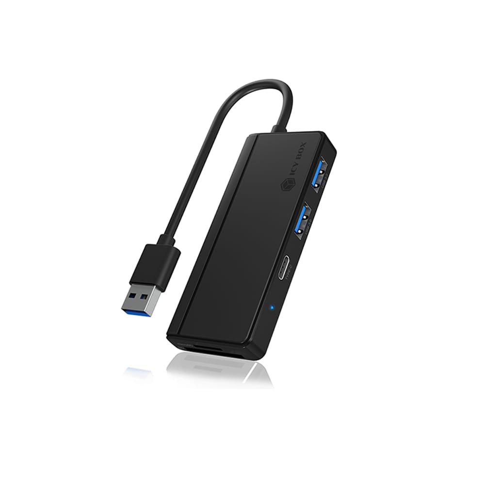 ICY BOX 3-PORT USB 3.2 HUB & CARD READER - Image 4