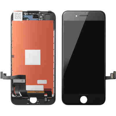 TW INCELL LCD για iPhone 8 Plus, camera-sensor ring, earmesh, μαύρη