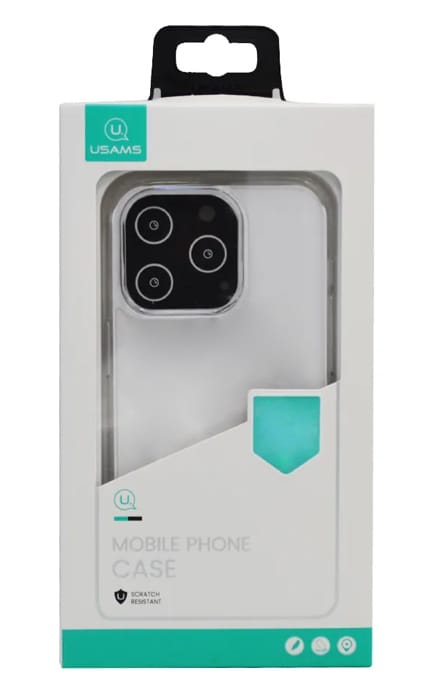 USAMS θήκη Binz για iPhone 14 Pro, μαύρη & διάφανη - Image 4