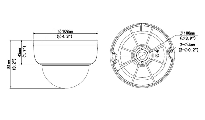 UNIARCH IP κάμερα IPC-D122-PF28, 2.8mm, 2MP, IP67/IK10, PoE, IR έως 30m - Image 3