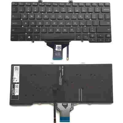 Πληκτρολόγιο για Dell Latitude 7400/5400 KEY-111 με backlight, μαύρο