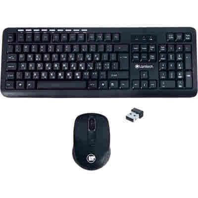 LAMTECH WIRELESS MULTIMEDIA KEYBOARD AND MOUSE GR LAYOUT BLACK